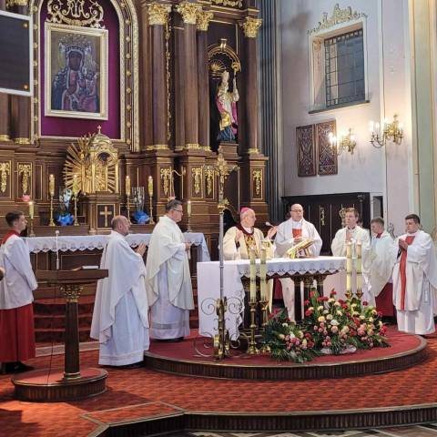 22.06.2024r. - Msza św. z okazji 60 - lecia LO w Mońkach