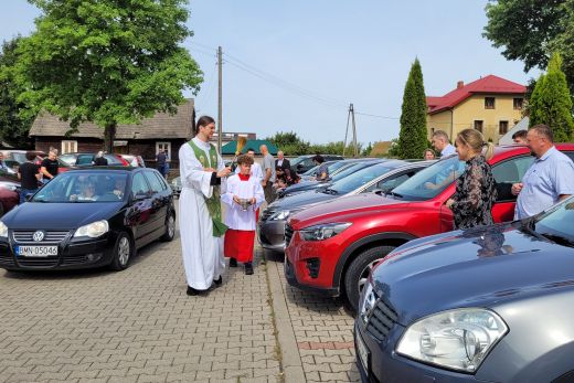 23.07.2023r. - święcenie pojazdów inaugurujące Tydzień św. Krzysztofa
