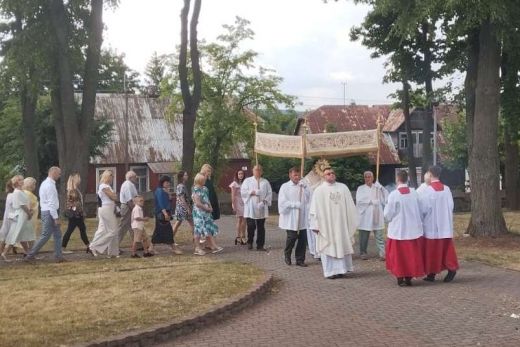 Procesja  z Najświętszym Sakramentem w Oktawie Bożego Ciała